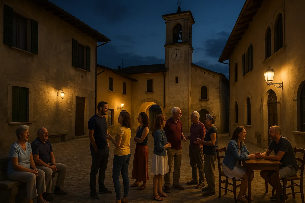 Piazze di paese in Franciacorta: il racconto degli abitanti sulle feste segrete non pubblicizzate